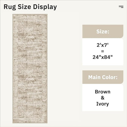 Soalmost Runner Rug 2x7 Washable Non-Slip Hallway Rugs - Image 5