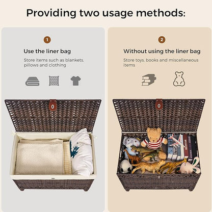 Honjourai Wicker Storage Basket - Image 8