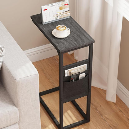 TUTOTAK C Shaped End Table, Side Table - Image 7