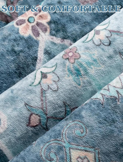 SERISSA 2'6"x8' Washable Non Slip Boho Runner Rug - Image 4