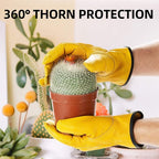 Vgo... 1-Pair Unlined Cow Grain Leather Work and Driver Gloves with Cow Split Leather Palm Patch (Size XL, Gold,CA9590)