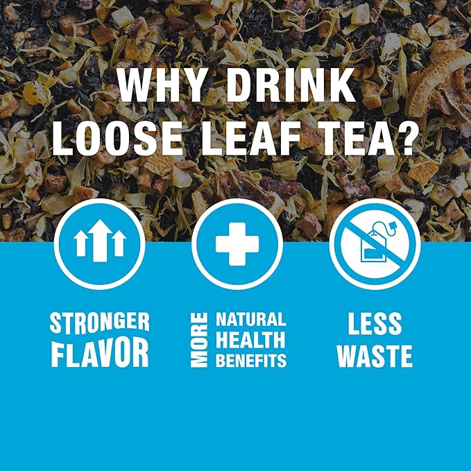 Tiesta Tea - Black Thai Tropical, Loose Leaf, Mango Citrus Black Tea, Premium Blend, High Caffeinated, Make Hot or Iced & Brews Up to 25 Cups, 1.9oz Resealable Pouch