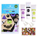 Sweets Indeed Frosting Kit plus Sprinkles Frosting Tubes nozzles 11.71 ounces Perfect for baking and cookie decoarting (Monster Mash)