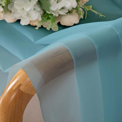 Simplebrand Rod Pocket Top Solid Voile Sheer Curtains - Image 7