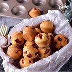 Mini Muffin Pan, 20-Cavity Non-Stick Mini Cupcake Pan Bakeware for Oven Baking (Champagne Gold)