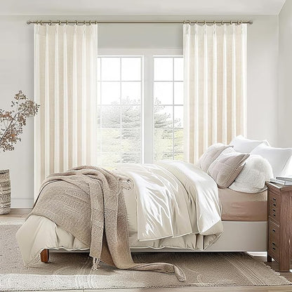 PleatedDrapes Semi Sheer Curtains 90 Inches Long - Image 6