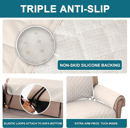 Turquoize 100% Waterproof Couch Cover Sofa Covers - Image 4
