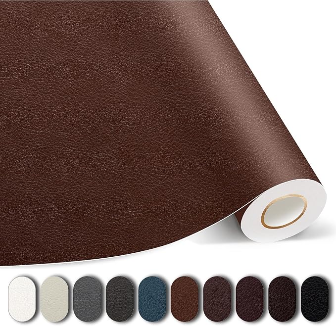 Leather Repair Patches, 17X237 Inch Self-Adhesive Leather Repair Tape, Stretch by GiveYourFurnitureaNewLife