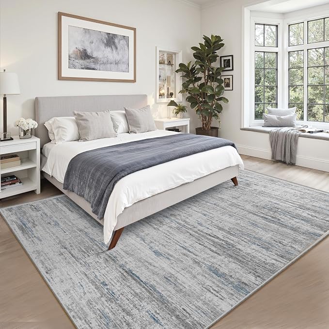 6x9 Area Rugs for Living Room, Non-Slip Modern Abstract Soft Large Washable Rug - Image 6