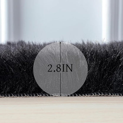 linmopm Faux Fur Sheepskin Rug, 4x6 ft | Shag Fluffy Fuzzy, High-Density Cushion - Image 2