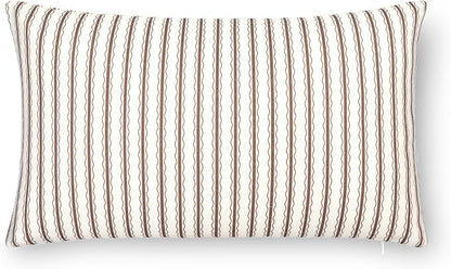 Crumbs Home Modern Farmhouse California Casual Indoor Outdoor Lumbar Pillow - Image 6