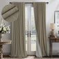 Pitalk Living Room Curtains 102 Inches Long by Pitalk