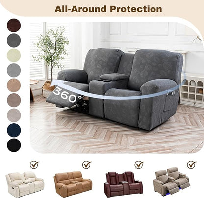Gennia Waterproof Recliner Loveseat Cover - Image 6