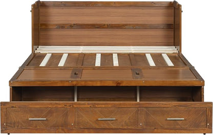 KEIKI Queen Murphy Bed Cabinet - Image 9