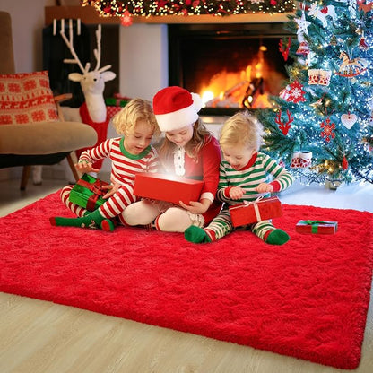 Chicrug Soft Area Rugs for Bedroom Living Room Plush Fluffy Rug 4x6 | Shag - Image 5
