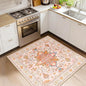 RELEANY Washable Area Rug, Square 4'x4', Water Repellent, Pet Friendly by RELEANY