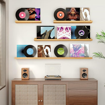 Floating Shelves for Wall, 24 inch Wood Floating Shelves Set of 2, Picture - Image 5