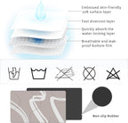 Golener Bar Mat Spill Mat,Counter Protector Absorbent Coffee Maker Spill Mat Under Espresso Maker rug,Heat Resistant Tamping Mat Protects Against Spills Water Proof Kitchen Decor,Use as Cup Mat