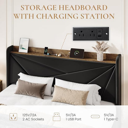 SHA CERLIN King Size Bed Frame - Image 4