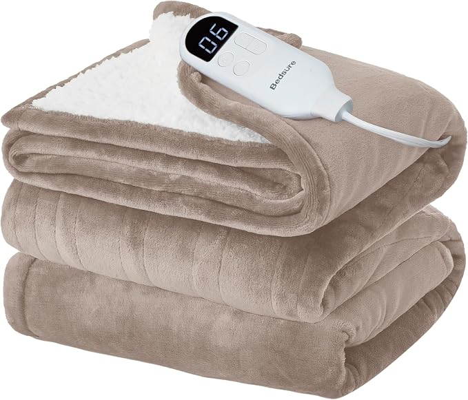 Bedsure Heated Blanket Twin Size, Soft Electric Blanket by Unknown