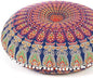 Mandala Floor Pillow Cover Meditation Cushion Seating Throw Hippie Round by EyesofIndia