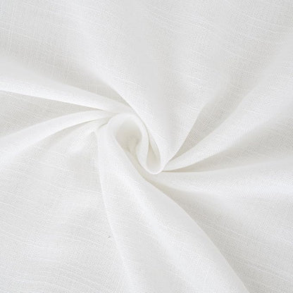 BGment White Linen Curtains 90 Inches Long - Image 8