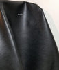Black Soft Faux Leather Fabric PU Leather by The Yard Synthetic Pleather 0.9 mm by NATLeathers