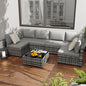 KIGOTY Patio Furniture Set, 7 Pieces Modular Outdoor Sectional Sofa, PE Rattan by KIGOTY