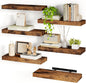Fixwal 15.7in Floating Shelves, Farmhouse Shelf Wall Decor by Fixwal