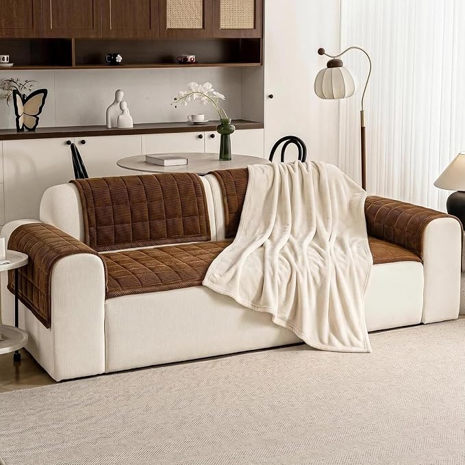 Couch Covers for Dogs Washable, 27.6"x82.7" Non Slip Couch Covers for Loveseat - Image 2