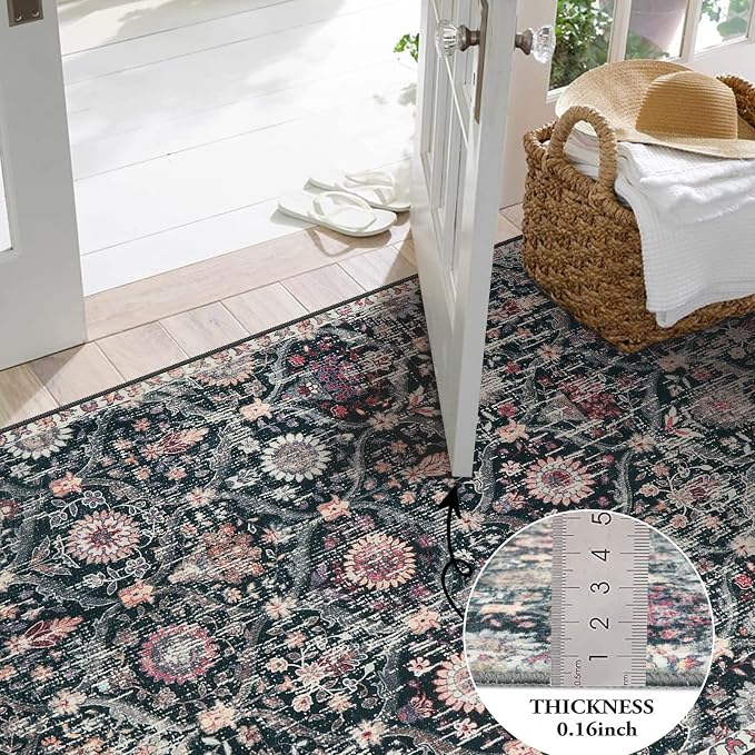Lahome Kitchen Rugs Non Slip Washable Rugs - Image 3
