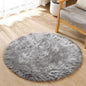 ORINOVA Silver Grey Furry Faux Sheepskin Shag Fur Rugs by ORINOVA