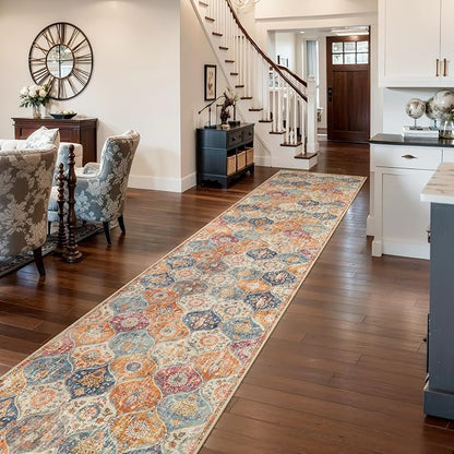 Lahome Moroccan Washable Runner Rug 2x10, Kitchen Runners - Image 7