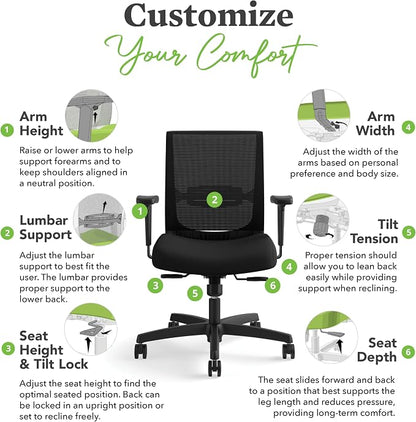 HON Convergence Ergonomic Office Chair - Image 7