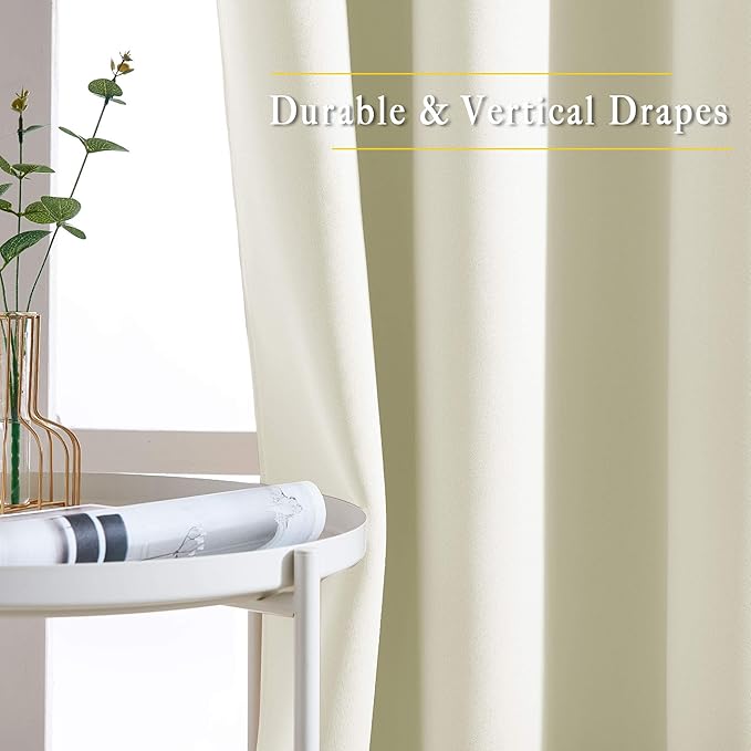 NICETOWN Room Darkening Curtains and Drapes 54 inch Long - Image 5