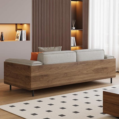 64.56" Mid-Century Modern 2-Seater Fabric Sofa Couch - Image 6