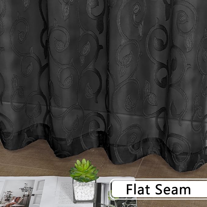 Furman Extra Long Sheer Curtains 96 inches Long - Image 7