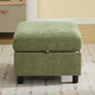 WUTUTUEE 25" Square Storage Ottoman by WUTUTUEE