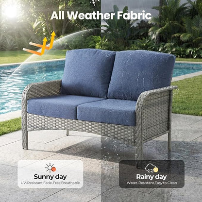 Weaxty 8 Pieces Outdoor Patio Furniture Sets - Image 7