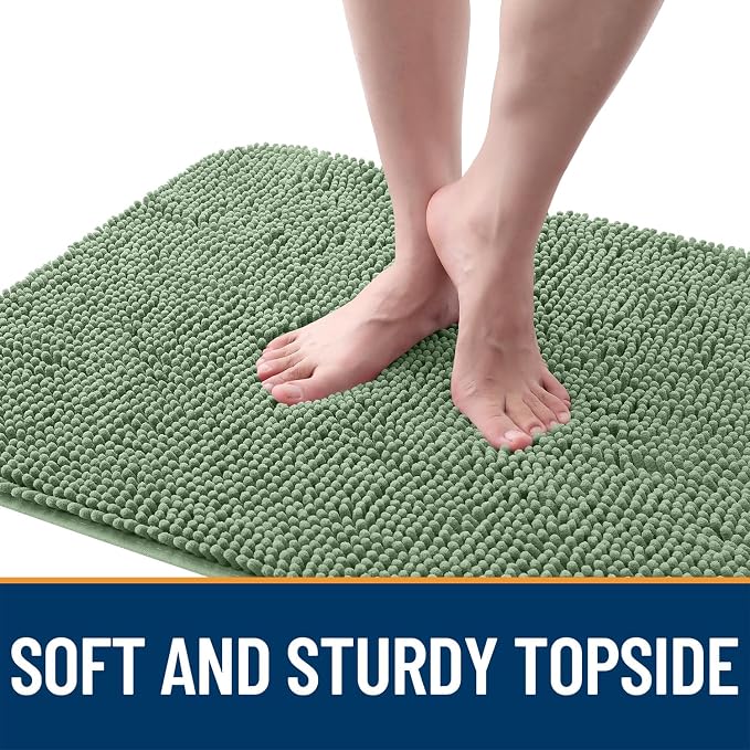 OLANLY Dog Door Mat for Muddy Paws 50x30, Super Absorbent Chenille Mud Mat | - Image 4