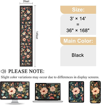 DUKINO 3x14 Washable Runner Rug, Non Slip Long Kitchen Runner Rug, Low Pile - Image 2