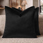 GIGIZAZA Black Velvet Pillow Covers 20x20 Decorative Pillows Pack of 2 | Throw by GIGIZAZAFocusingonhomedecoration