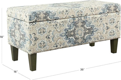 HomePop Large Decorative Storage Bench - Image 3