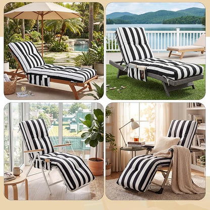 Kigley Outdoor Chaise Lounge Cushions - Image 5