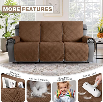 TAOCOCO 100% Waterproof Recliner Sofa Covers 3 Seater Split Couch Covers - Image 6