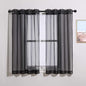 NICETOWN Sheer Curtains for Windows 54 inch Long, Ring Top Soft Voile Sheer by NICETOWN