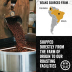 Black Rifle Coffee Company Ground Coffee Medium Roast - Roasted Blend Made from Pure Arabica Beans - Colombian & Brazilian Beans - Veteran Founded & American Made (CAF, 12oz Bag)