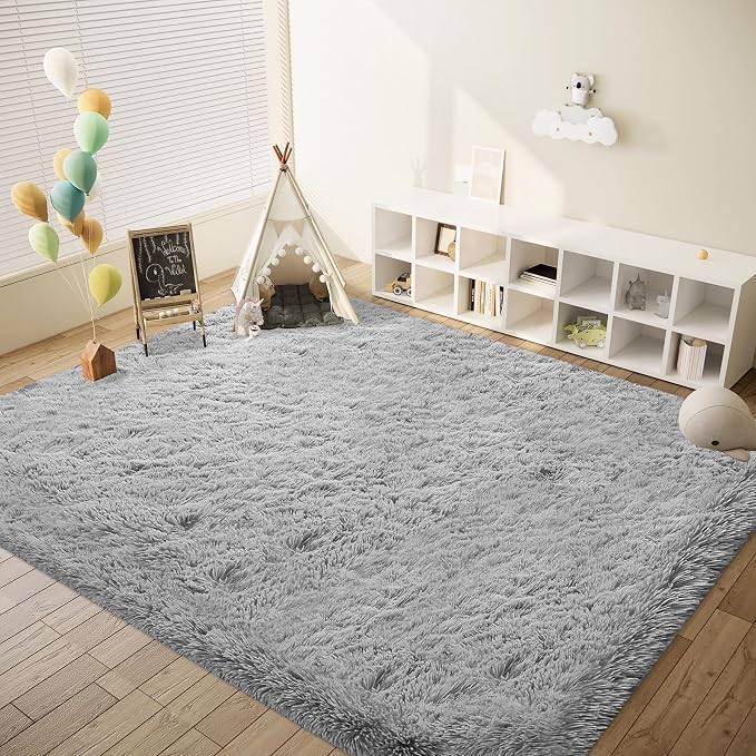 6x9 Area Rug for Living Room: Fluffy Shag Soft Washable Rugs Large Fuzzy Plush - Image 5