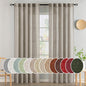 MIULEE Burlywood Birch Curtains 52x84 Inch Long 2 Panels by MIULEE
