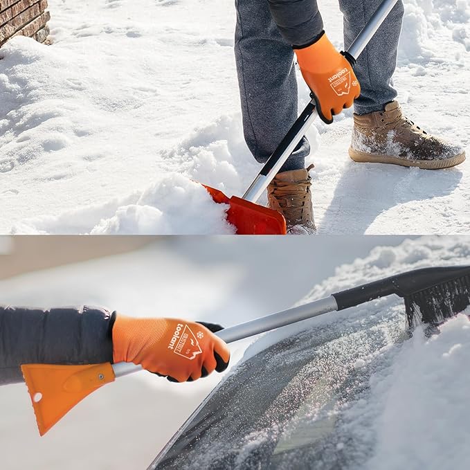 Waterproof Winter Work Gloves for Men and Women, Touchscreen, Freezer Gloves, Thermal Insulated, for Cold Weather